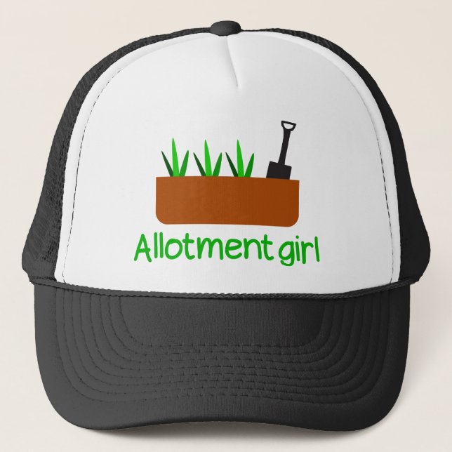 allotment girl trucker hat (Front)