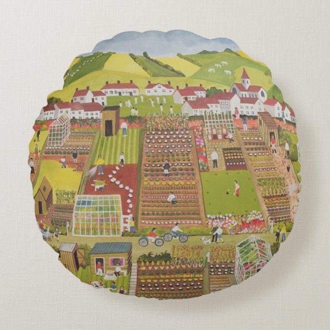 Allotments 2 round cushion (Front)