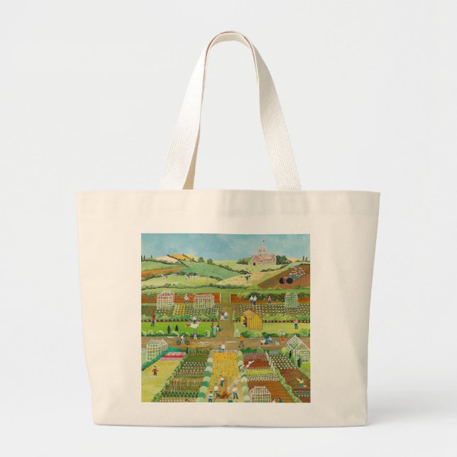Allotments Large Tote Bag (Front)