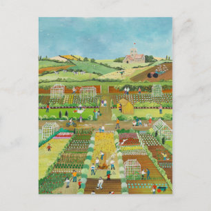 Allotments Postcard
