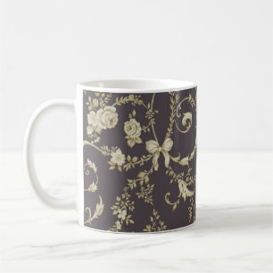 Allover multi motif flowers ornament Seamless patt Coffee Mug