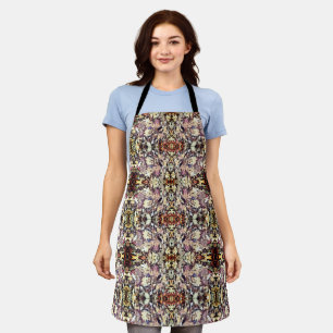 Allover Print Apron Autumn Leaves
