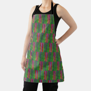 Allover Print Apron Stripes #4