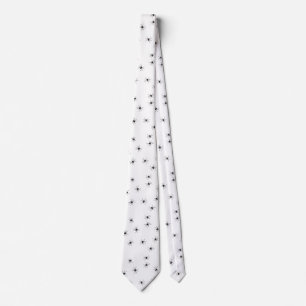 Allover Spiders Halloween Tie