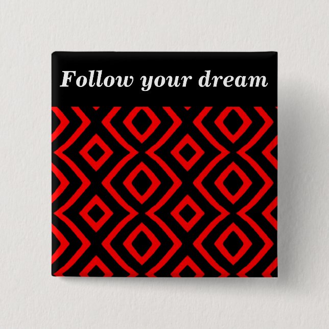 Allow-Red_ 15 Cm Square Badge (Front)