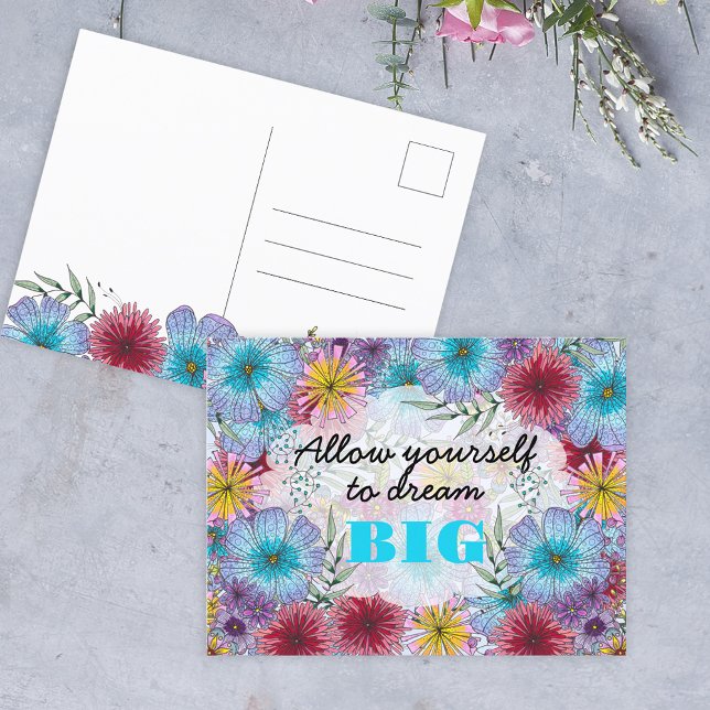Allow Yourself To Dream Big Dreamscape Garden  Postcard (Creator Uploaded)