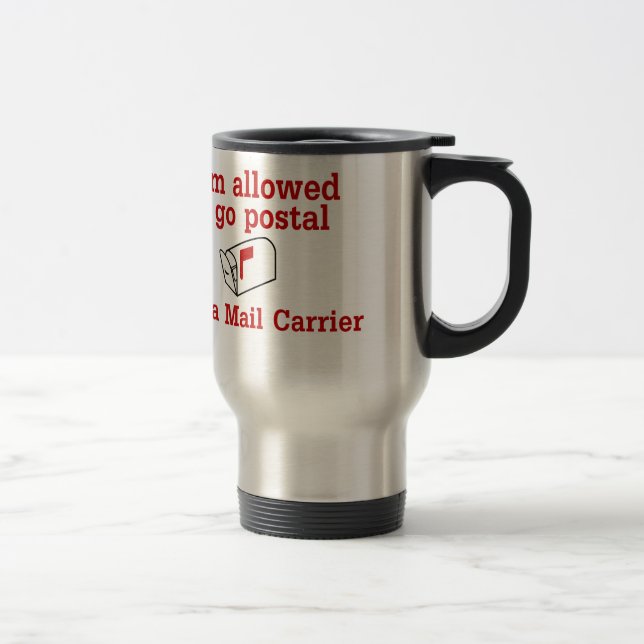 Allowed to go Postal Travel Mug (Right)