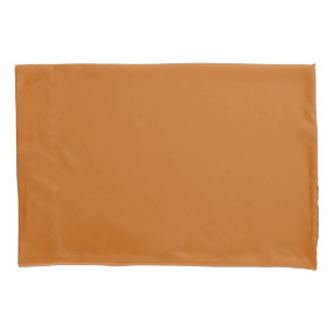 Alloy orange (solid colour) pillowcase
