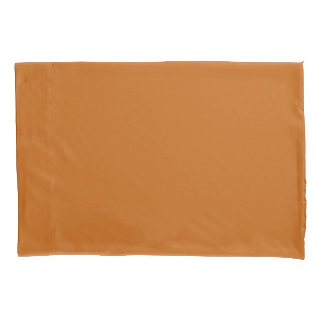 Alloy orange (solid colour) pillowcase (Front)