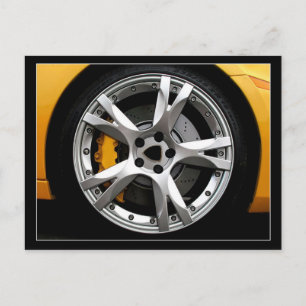 Alloy Wheel Postcard