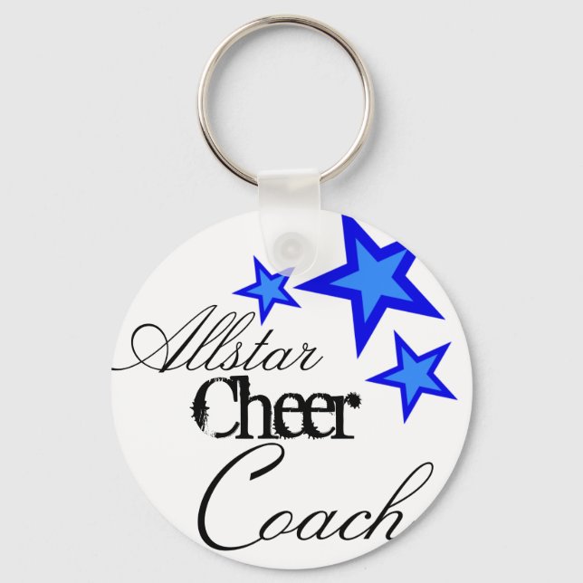 allstar cheer coach key ring (Front)