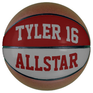 Allstar Red and Grey Basketball