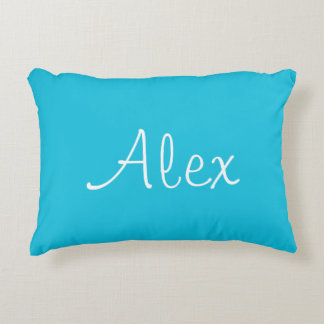 Alluring Aqua Decorative Cushion