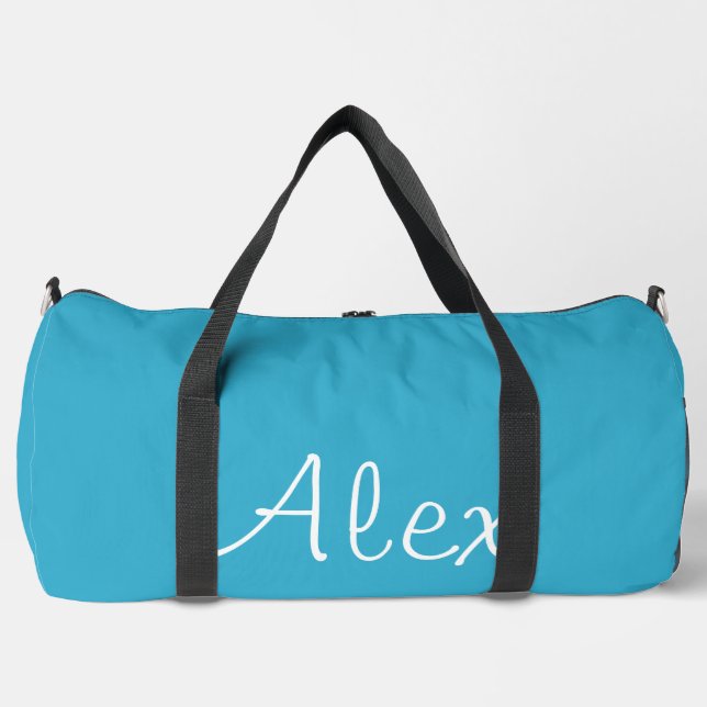 Alluring Aqua Duffle Bag (Front)