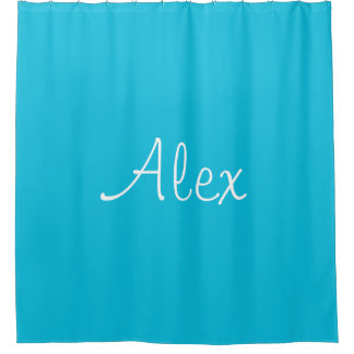 Alluring Aqua Shower Curtain