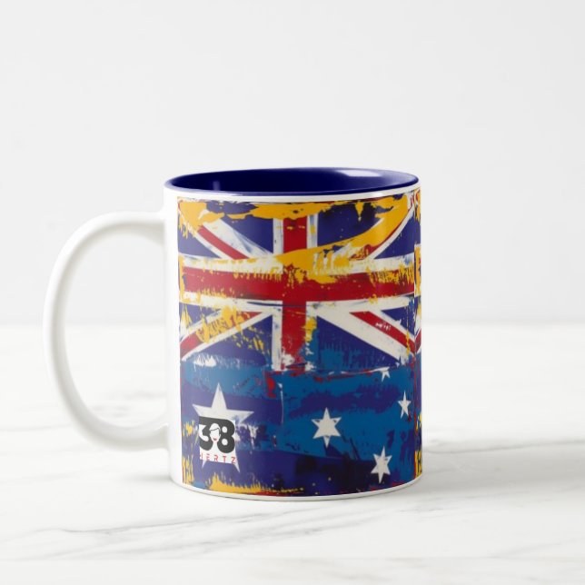 Alluring Australia Two-Tone Coffee Mug (Left)