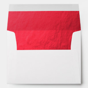 Alluring Red Lined Envelope