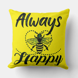 allways bee happy cushion