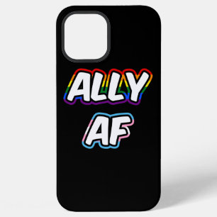 Ally AF II - LGBTQ Flag Gay Trans Queer Pride iPhone 12 Pro Max Case