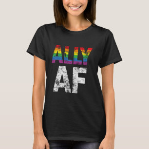Ally AF Straight Proud Ally T-Shirt