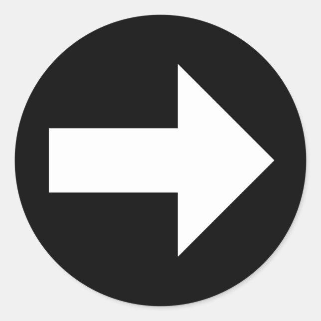 Ally Arrow Stickers (3in. 6ct.) (Front)