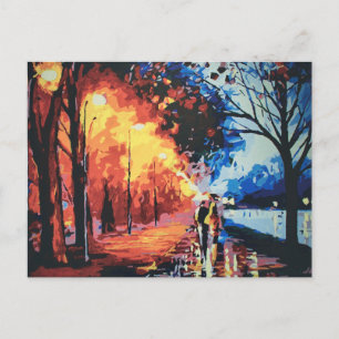 Ally by the Lake Painting Postcard by Freyja   Art