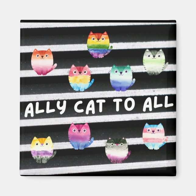 Ally Cat To All Magnet (Front)