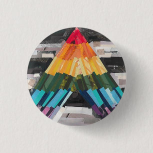 Ally Flag 3 Cm Round Badge