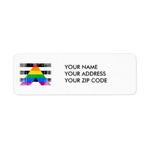 ALLY FLAG DISTRESSED -.png Return Address Label