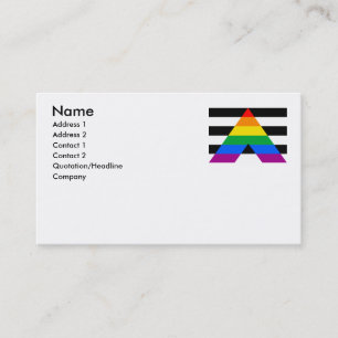 ALLY FLAG ORIGINAL BUSINESS CARD