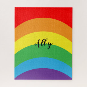 Ally For Rainbow LGBT Jigsaw Puzzle