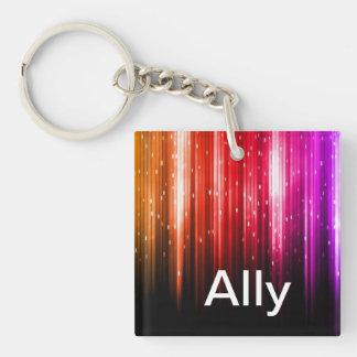 Ally name Key Chain! Ring