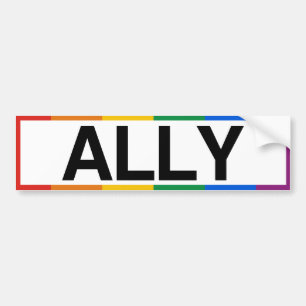 ALLY - .png Bumper Sticker