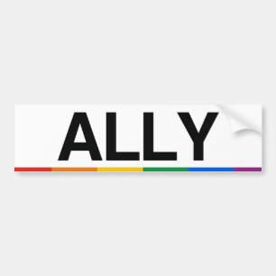 ALLY - .png Bumper Sticker