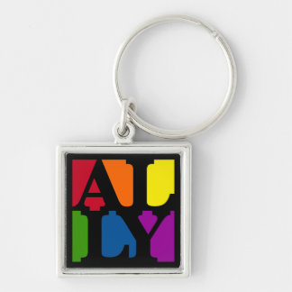 Ally Pop Black Keychain