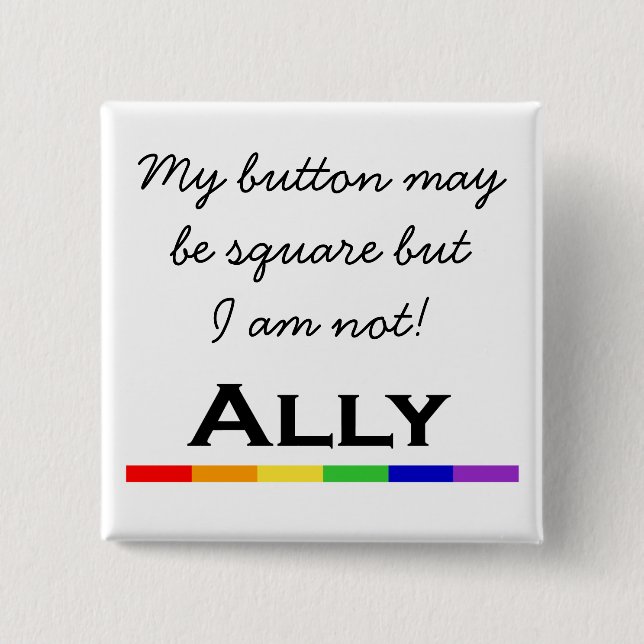 Ally Pride Button (Front)