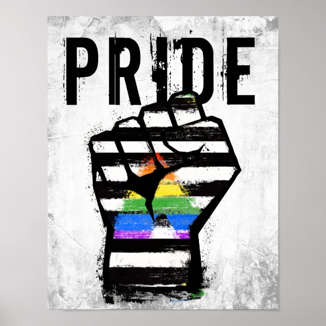 Ally Pride Fist Poster (Front)