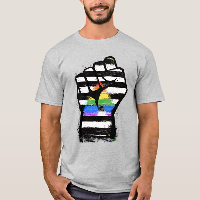Ally Pride Fist T-Shirt (Front)