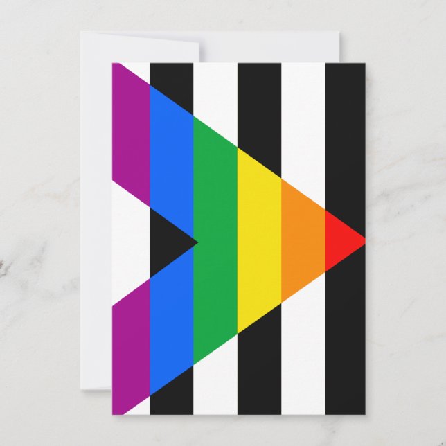 Ally Pride Flag Holiday Card (Front)