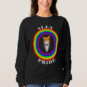 Ally Pride LGBTQ Equality Rainbow Lesbian Gay Tran Sweatshirt