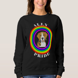 Ally Pride LGBTQ Equality Rainbow Lesbian Gay Tran Sweatshirt