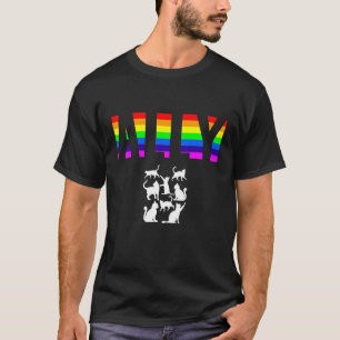 Ally Pride LGBTQ Equality Rainbow Lesbian Gay Tran T-Shirt