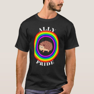 Ally Pride LGBTQ Equality Rainbow Lesbian Gay Tran T-Shirt