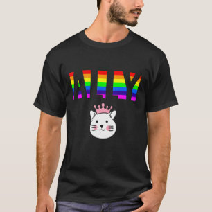 Ally Pride LGBTQ Equality Rainbow Lesbian Gay Tran T-Shirt