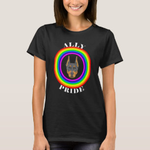 Ally Pride LGBTQ Equality Rainbow Lesbian Gay Tran T-Shirt