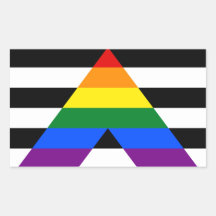 Ally Pride Rectangle Sticker