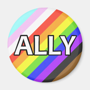 Ally Pride Refrigerator Magnet