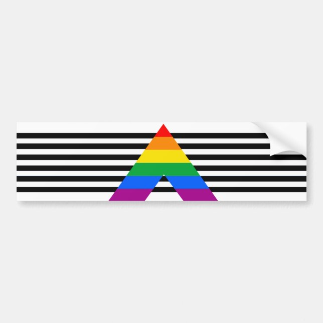 Ally Pride T-Shirt Bumper Sticker (Front)