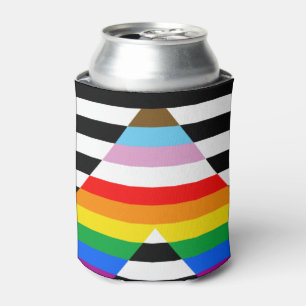 Ally Progress Pride Flag Can Cooler