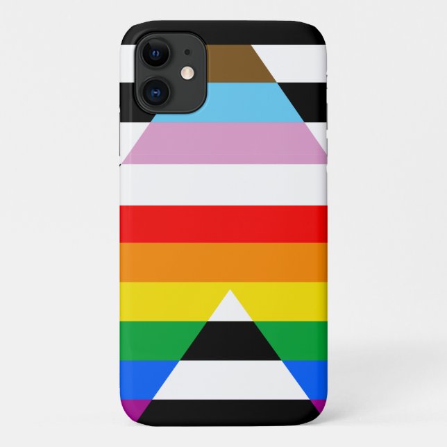 Ally Progress Pride Flag Case-Mate iPhone Case (Back)
